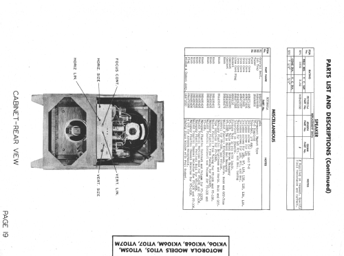 VK106 Ch= TS-9A; Motorola Inc. ex (ID = 1348378) Televisión