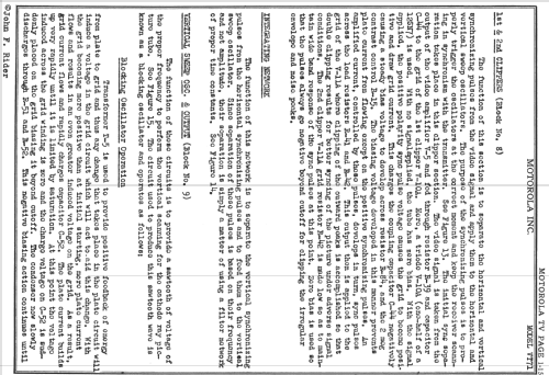 VT-71 TS-4D; Motorola Inc. ex (ID = 725976) Television