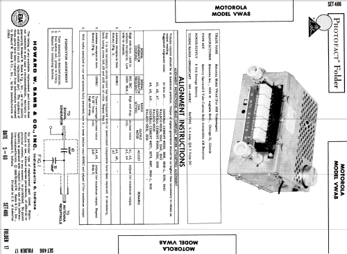 VWA8 ; Motorola Inc. ex (ID = 563537) Car Radio