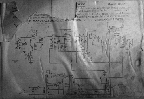 W-58 ; Motorola Inc. ex (ID = 2095616) Radio