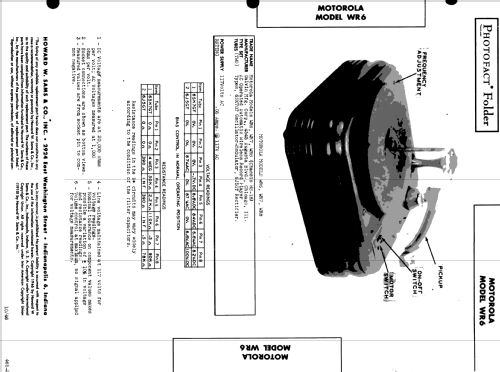 WR6 Ch= HS-18; Motorola Inc. ex (ID = 507107) Enrég.-R