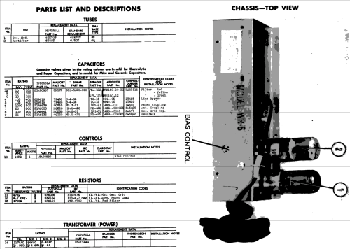 WR6 Ch= HS-18; Motorola Inc. ex (ID = 507108) Enrég.-R