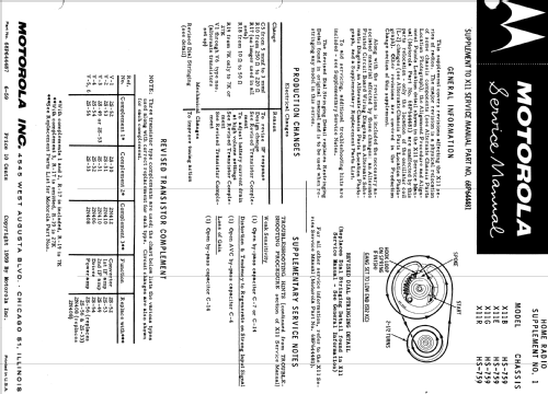 X11B Ch= HS-759; Motorola Inc. ex (ID = 1164435) Radio