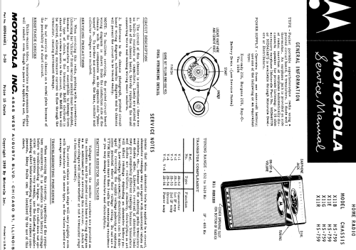 X11B Ch= HS-759; Motorola Inc. ex (ID = 1164449) Radio