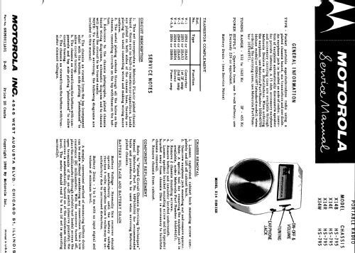 X14R Ch= HS-795; Motorola Inc. ex (ID = 1163740) Radio