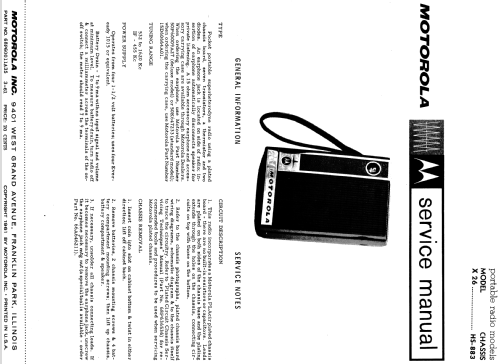 X26J Ch= HS-883; Motorola Inc. ex (ID = 1165948) Radio