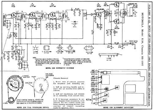 X39 Ch= HS-1007; Motorola Inc. ex (ID = 173609) Radio