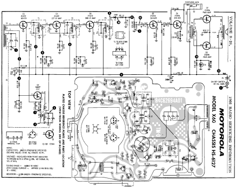 Eight Transistor X60 ; Motorola Inc. ex (ID = 197330) Radio