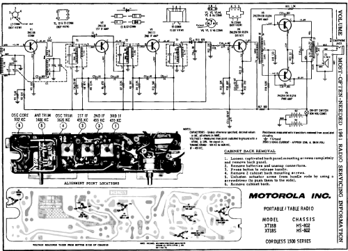 All Transistor XT18S Ch= HS-802; Motorola Inc. ex (ID = 145593) Radio