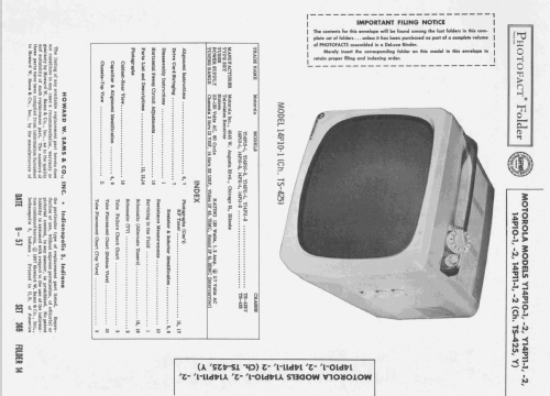 Y14P11-2 Ch= TS-425Y; Motorola Inc. ex (ID = 2430026) Télévision