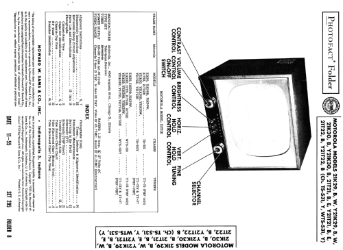 Y21T21B WTS-531Y; Motorola Inc. ex (ID = 2659389) Télévision