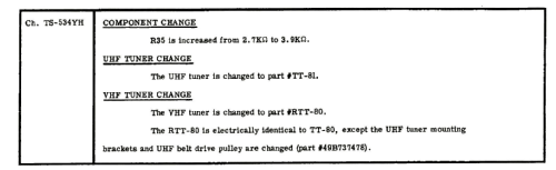 Y21T31B Ch= VTS-534Y; Motorola Inc. ex (ID = 1873619) Television