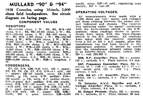 94; Mullard Radio (ID = 1940436) Radio