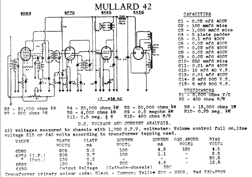 Mullardette 42; Mullard Radio (ID = 720277) Radio