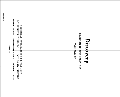 Discovery GND-517; Mullard Wireless, (ID = 1931436) Commercial Re
