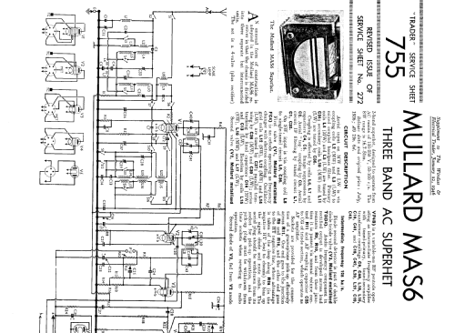 MAS6; Mullard Wireless, (ID = 1854126) Radio