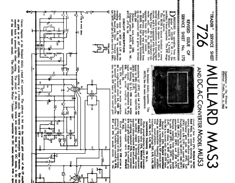 MUS3; Mullard Wireless, (ID = 2288967) Radio