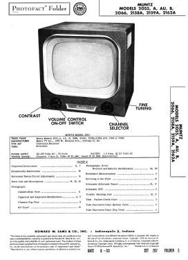 2055AU Ch= 17B2 or 17B6; Muntz TV Inc.; (ID = 3174337) Télévision