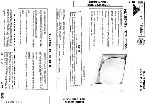 21LTS Ch= J; Muntz TV Inc.; (ID = 889959) Fernseh-E