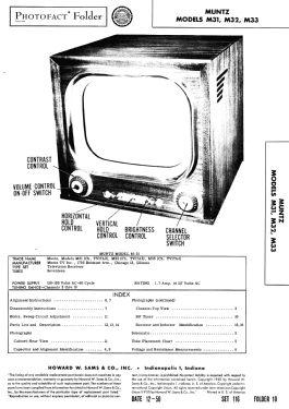 M32 Ch= TV17A3; Muntz TV Inc.; (ID = 2802523) Televisión