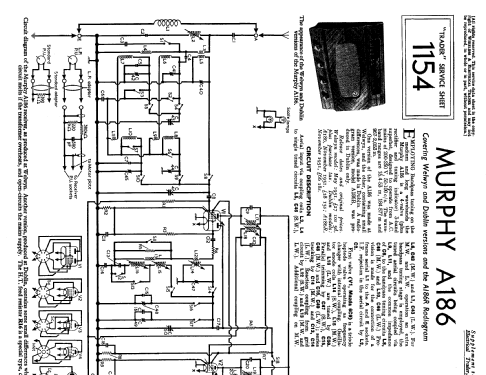 A186; Murphy Radio Ltd.; (ID = 1050466) Radio