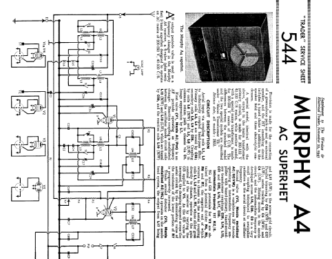 A4 ; Murphy Radio Ltd.; (ID = 1253780) Radio