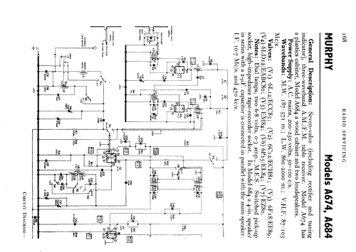 A684; Murphy Radio Ltd.; (ID = 597938) Radio