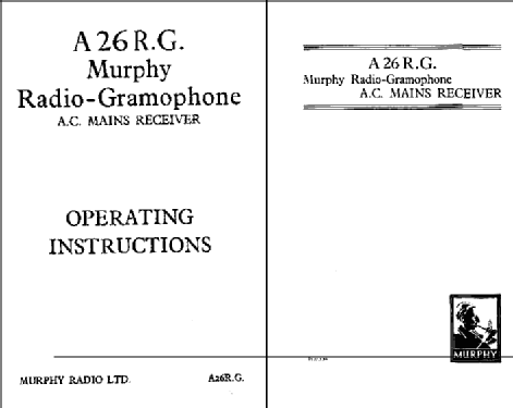 Radiogram A26RG; Murphy Radio Ltd.; (ID = 446501) Radio