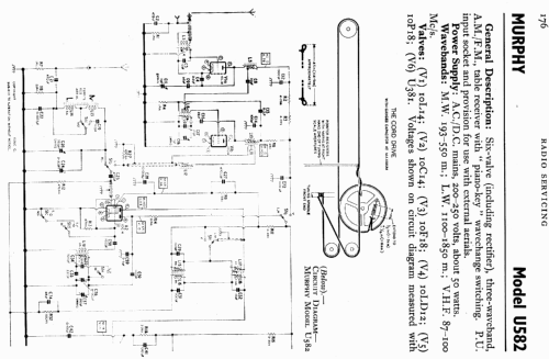 U582; Murphy Radio Ltd.; (ID = 726726) Radio