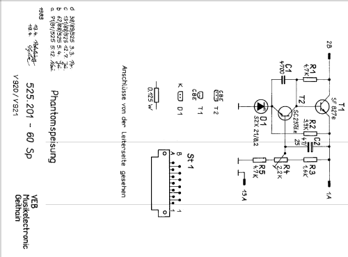 Universal-Mischverstärker V920; Musikelectronic (ID = 2532821) Ampl/Mixer