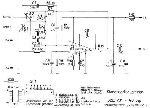 Universal-Mischverstärker V920; Musikelectronic (ID = 2532823) Ampl/Mixer