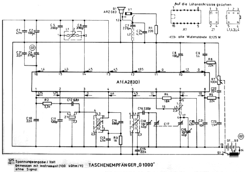 'Faustkeil' G1000; Nachrichtenelektroni (ID = 117461) Radio