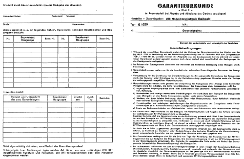 Taschenempfänger MW KW G1020; Nachrichtenelektroni (ID = 2649082) Radio