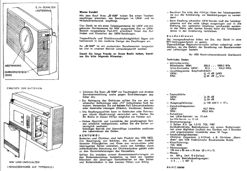 Taschenradio G1030FM; Nachrichtenelektroni (ID = 156582) Radio