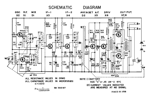 High Sensitivity 8 Transistor 8NR-102; Nanaola Nanao Radio (ID = 2530857) Radio