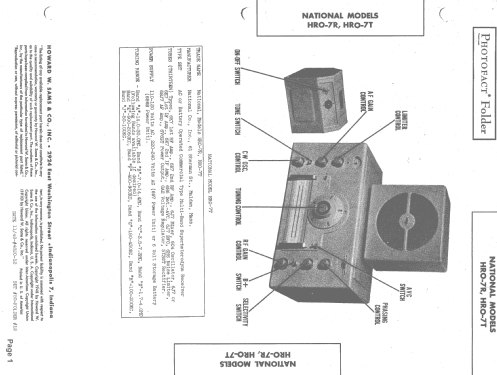 HRO-7 T HRO-7-T; National Company; (ID = 1429179) Amateur-R