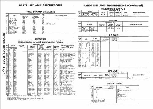 HRO-7 T HRO-7-T; National Company; (ID = 1429183) Amateur-R