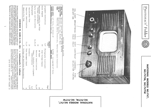 NC-TV7M ; National Company; (ID = 1348050) Televisore