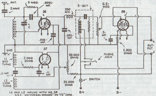 Super-Regenerative Receiver SRR; National Company; (ID = 2068617) Amateur-R