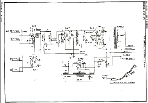 13A-15 ; National Dobro Co.; (ID = 840682) Ampl/Mixer