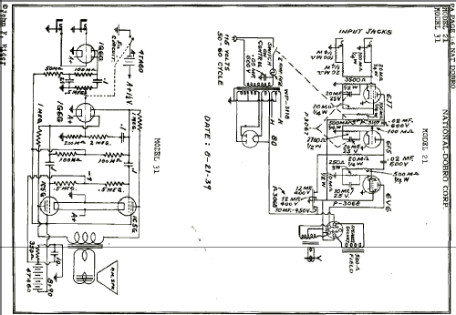 21 ; National Dobro Co.; (ID = 840680) Ampl/Mixer