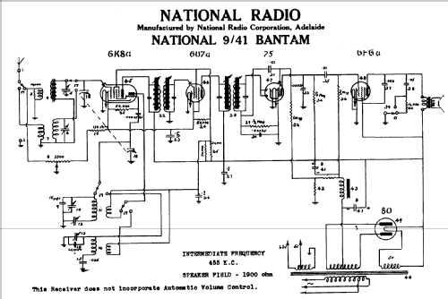 Bantam 9/41; National Radio (ID = 775573) Radio