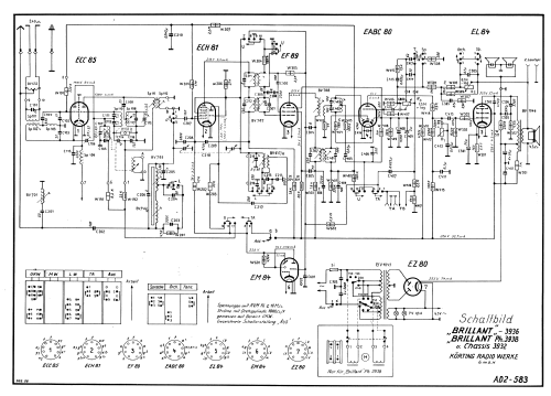 Brillant 3936 Ch= 3932; Neckermann-Versand (ID = 2352433) Radio