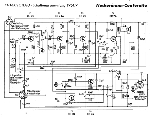 Conferette 211; Neckermann-Versand (ID = 1689155) R-Player