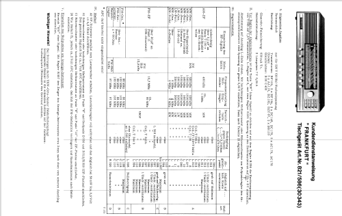 Frankfurt 30343 Art. Nr. 821/586; Neckermann-Versand (ID = 1364248) Radio