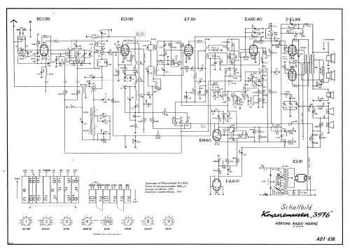 Konzertmeister 3976 Art. Nr. 101/70; Neckermann-Versand (ID = 2352435) Radio