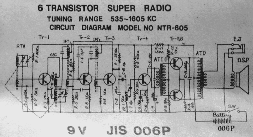 6 Transistor NTR-605 ; Neckermann-Versand (ID = 2144713) Radio