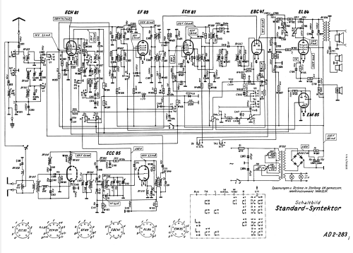 3-D-Standard-Syntektor Art. Nr. 111/26 Ch= 2-283i / 2-339i; Neckermann-Versand (ID = 15423) Radio