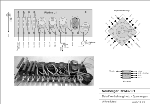 Röhrenmeßplatz RPM370/1; Neuberger, Josef; (ID = 1414681) Equipment