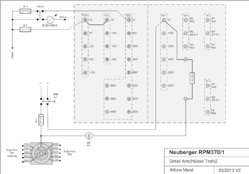 Röhrenmeßplatz RPM370/1; Neuberger, Josef; (ID = 1414685) Equipment